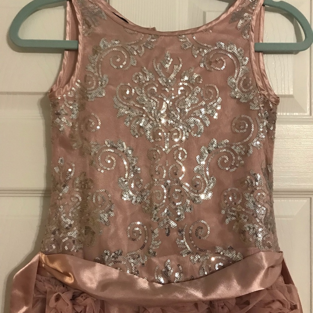 Rose gold dress